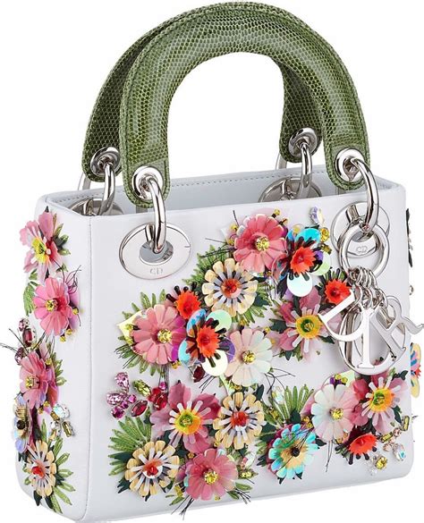 dior flower tote bag|original christian Dior tote bag.